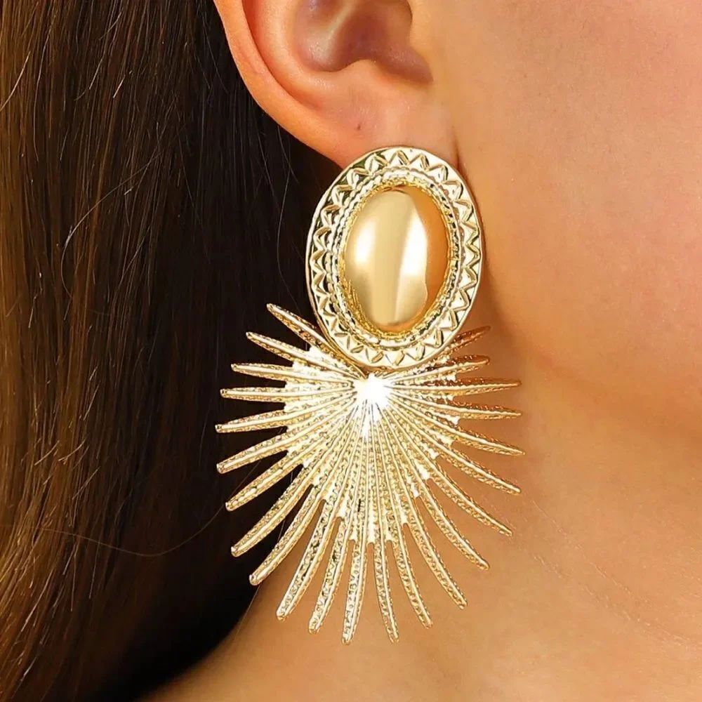 Statement drop earrings N82